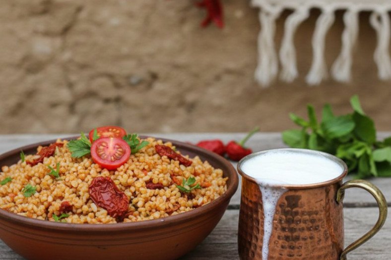 Einkorn Bulgur Pilaf