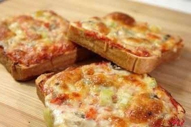 Pizza On Toast Bread