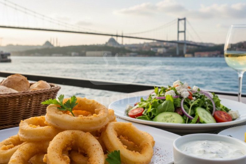 Tarator Soslu Kalamar Tava