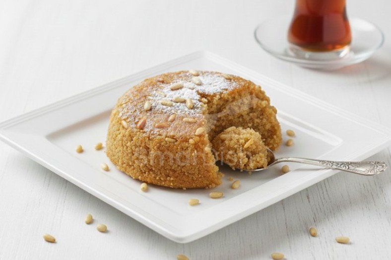 Semolina Halva With Pistachio