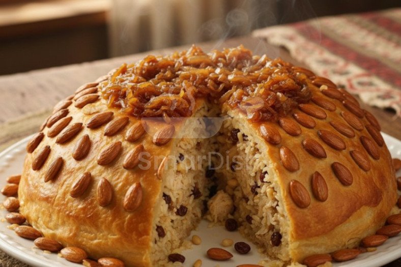 Karamelize Soğanlı Perde Pilavı