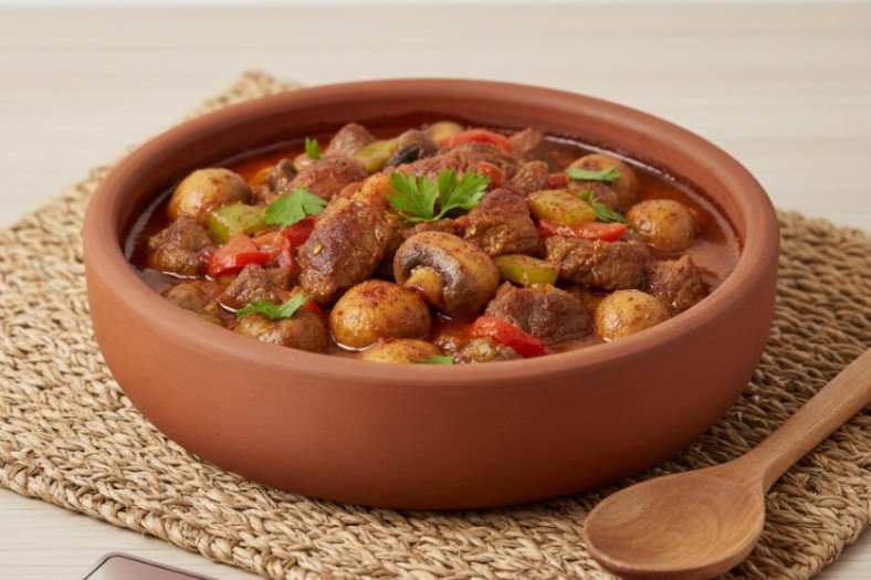 Meaty Mushroom Casserole