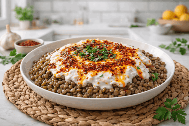 Lentil Salad With Yogurt