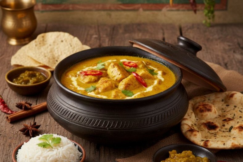 Chicken With Curry Sauce