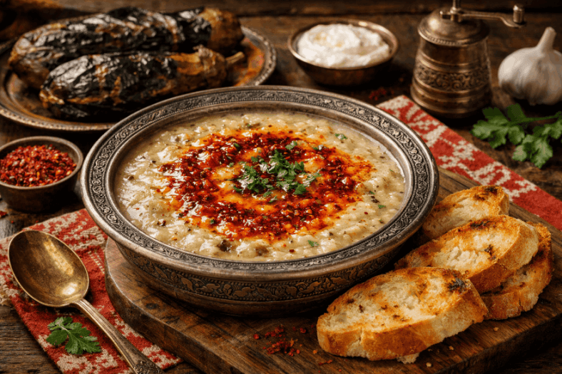 Roasted Eggplant Soup