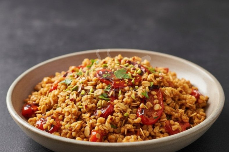 Oatmeal Rice With Vegetables