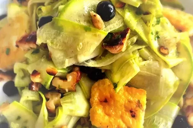 Raw Pumpkin Salad