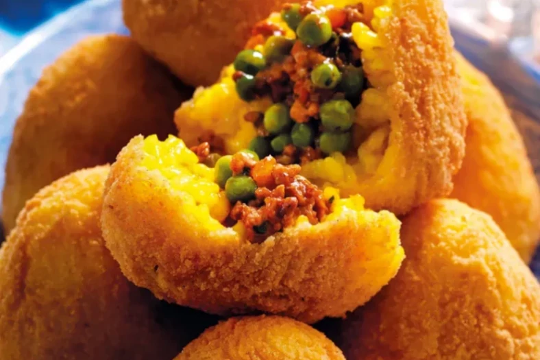 Kıyma Dolgulu Arancini Kıyma Dolgulu Arancini