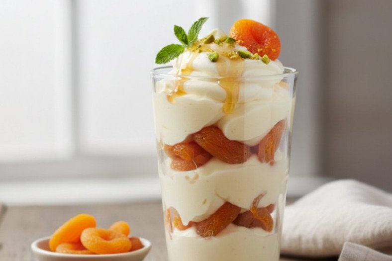 Kuru Kayısılı Yoğurt Parfe