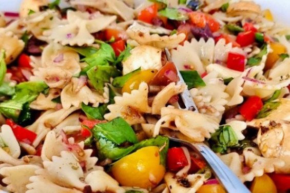 Mediterranean -style Vegetable Pasta Salad Mediterranean -style Vegetable Pasta Salad