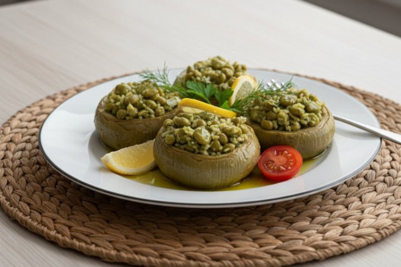 Artichoke With Internal Pods